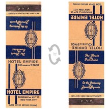 Vintage Matchbook Cover Hotel Empire New York City 1930s Broadway @ 63rd St - £7.77 GBP