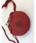 Official Vtg Boy Scout Canteen Red Cotton  Cover BS Logo Aluminum Camping - $296.63 MXN