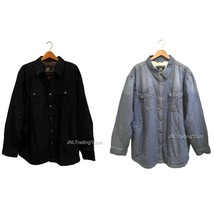 NWT Lee Sherpa Lined Blue/Black Denim Durable Warm Shirt Jacket XL/2XL M... - £46.92 GBP