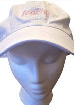 Peachy New York J. Galt 44 Prince St White &amp; Pink Adjustable Ball Cap Hat - $180.30 MXN