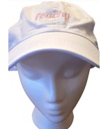 Peachy New York J. Galt 44 Prince St White &amp; Pink Adjustable Ball Cap Hat - $180.30 MXN