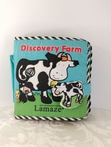 Lamaze Discovery Farm plush Developmental Soft Book  Learning Toy 7&quot;1/2x7&quot;1/2 - £10.78 GBP