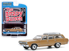 1969 Plymouth Satellite Station Wagon with Roof Rack Gold (Carol Brady&#39;s) &quot;The B - $22.79