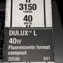 Sylvania 20586 Ft40Dl/841/Rs/Eco Twin Fluorescent - $180.10 MXN