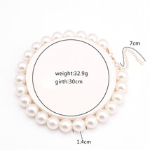 Personalized SimplePearl Necklace Clavicle Chain Pearl Pendant Sweater Chain  - £7.81 GBP