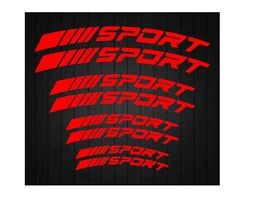 Reflective High Temp Brake Caliper Stickers Sport Curve Waterproof Vinyl... - $24.29
