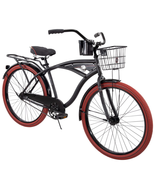 Huffy 26” Nel Lusso Men&#39;S Cruiser Bike, Matte Black - $278.37