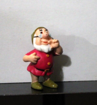 Seven Dwarfs From Snow White Disney 2 inch Figures Vintage 1993 Lot of 5 - £10.05 GBP