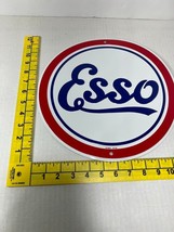 Esso Metal Sign Vintage Style Garage Wall Decor Gas Oil Tools Bar Pub Enco Shop - $49.50