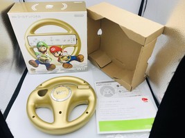 Wii Gold Wheel Club Nintendo exclusive Golden Handle in box reward prize +letter - £44.11 GBP