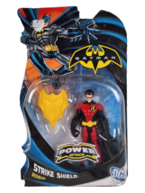 Mattel Batman 2011 Robin Strike Shield Power Attack Action Figure Brand New - $8.98