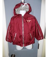 Team Athletics Virginia Tech Lightweight Hooded Windbreaker Jacket Size ... - £15.50 GBP