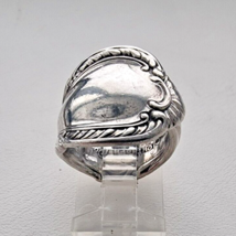 Southern Colonial Vintage 925 Sterling Silver Spoon Ring Size 5.75 - £31.06 GBP