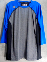 New Balance Shirt Men XL Adult Logo Gym Active Long Sleeve Athletic Run NB - $12.75