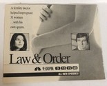 Law And Order Tv Guide Print Ad Sam Waterston TPA18 - £4.72 GBP