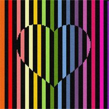 Pepita Needlepoint Canvas: Heart Illusion, 11&quot; x 11&quot; - £67.27 GBP+