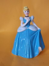 Vintage 60&#39;s Walt Disney Productions Japan Cinderella Ceramic Porcelain Figurine - £12.45 GBP