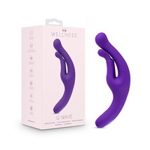 Blush Wellness G Wave Rechargeable Silicone Dual Stimulation Vibrator Purple - £61.31 GBP