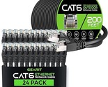 GearIT 24Pack 4ft Cat6 Ethernet Cable &amp; 200ft Cat6 Cable - $210.99