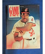 INDIANS GAME FACE MAGAZINE 1987 VOL. 1 NO. 1 OFFICIAL SOUVENIR MAGAZINE - £23.97 GBP