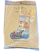 Needlepoint Kit Stocking Christmas Arctic Friends Something Special 1986 NIP - £55.94 GBP