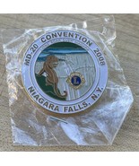 MD20 Lions Club Lapel Pin 2008 Convention Lions Roar Over Niagara Falls NY - $34.73 CAD