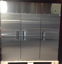 Atosa MBF8003GR 3 Door all Stainless Reach In Freezer with Casters, 72 C... - $5,661.00