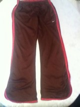 Ladies-Size XL-Nike-pants-brown&amp;pink athletic/warmup//running/jogging - £6.96 GBP