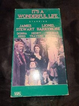 It&#39;s a Wonderful Life (VHS, 1993) James Stewart Frank Capra Christmas 1984 - £5.19 GBP