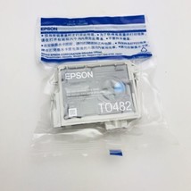 (1) EPSON TO482 CYAN Color INK CARTRIDGE.  Sealed in Package.  FAST SHIP... - $11.96