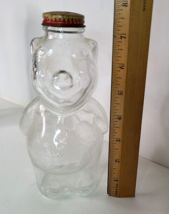 Piggy Bottle Bank Snow Crest Figural Pig 1950s - $14.80