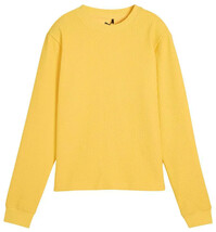 PUMA Women&#39;s Boulder Golf Crewneck Sweatshirt Yellow Stretchy Preppy Siz... - €25,88 EUR