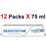 12 box X 75ml. Sensodyne Rapid Action Toothpaste for Sensitive Teeth - $99.90