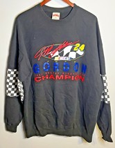VTG Jeff Gordon Nutmeg XXL 1995 Winston Cup Champion Sweatshirt Made in USA - $55.14