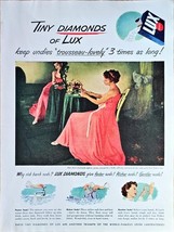 DIAMONDS-TINY OF LUX-1949 Vintage Print Ad-American Magazine-FASTER SUDS... - $17.23 CAD