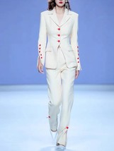 Elegant Women&#39;s Blazer and Split Pants Set - $47.43