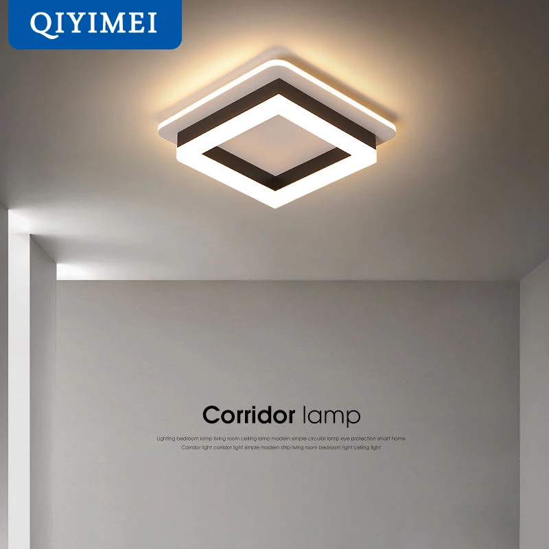 Ghting for corridor hallway surface mounted acrylic ceiling light dimmable lamp lustres thumb200