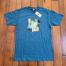 UNDEFEATED Patchwork Strike Logo T-Shirt Size M Medium Blue Camo NEW w/ ... - $29.65