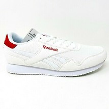 Reebok Royal Classic Jogger 3 White Red Mens Casual Shoes Sneakers EF7805 - £46.31 GBP