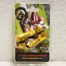 MAD Racing 8mm 90 Degree Angle Aluminum Motorcycle Tire Valve Stem NEW! - £20.77 GBP