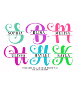 Sophia Monogram Font - $16.75 CAD
