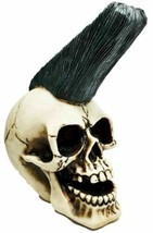 Revolution Punk Rock N Roll Hairstlye Funky Skull Skeleton Figurine Sculpture - £19.26 GBP