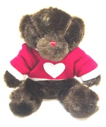 Dan Dee CUTE LITTLE BROWN BEAR W/ RED HEART SWEATER 6&quot; Plush Stuffed Ani... - €13,02 EUR