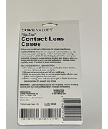 Contact Lenses Cases, 2 Flip-Top Cases for soft or hard lenses (1 Blue, ... - £7.07 GBP