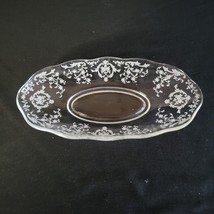 A. H. Heisey Company Orchid 9” Long Oval Glass Celery Dish MCM Mid Century - £10.27 GBP