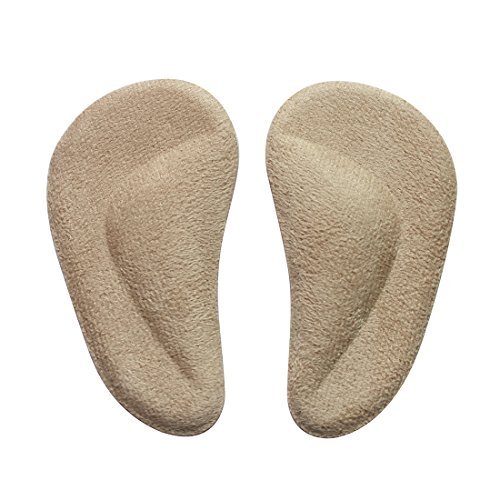 footinsole Arch Support Insoles Pu Gel Foot Massage Suede Insoles for Fa... - $7.82
