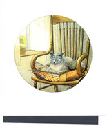 Zoe Stokes Original Vintage Funny Cats Art Print Cat Artwork Cats Home Decor  - $7.46