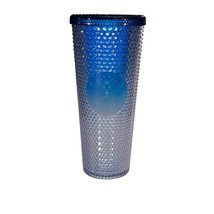 Starbucks 24oz Holiday 2023 ICICLE Blue Ombre Gradient Studded Tumbler N... - $25.27