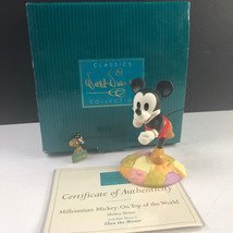 WDCC PORCELAIN FIGURINE vintage Walt Disney Mickey Mouse Thru Mirror top... - £54.23 GBP