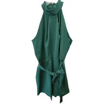 Green Mock Neck Sleeveless Romper Size XL - £27.37 GBP
